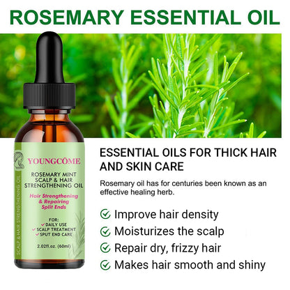 Huile de romarin- Pousse & Vitalité Capillaire
