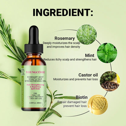 Huile de romarin- Pousse & Vitalité Capillaire
